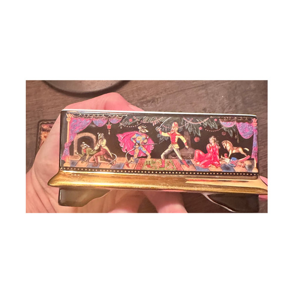 VINTAGE ARDLEIGH ELLIOT & SONS RUSSIAN NUTCRACKER MUSIC TRINKET - Picture 6 of 8